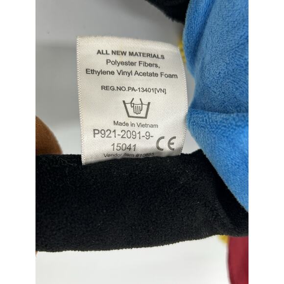 Disney Store Sorcerer Mickey Mouse Plush Fantasia Red Robe Wizard Hat 20” Toy - Picture 3 of 8